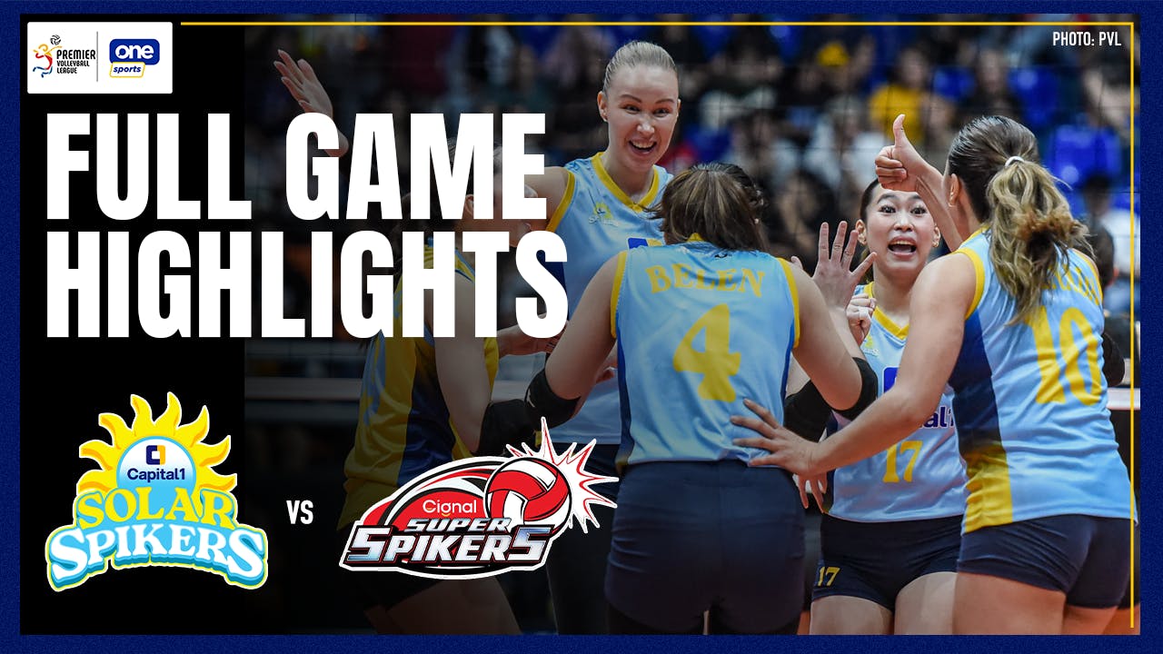 Capital1 Solar Spikers sweep Cignal Super Spikers | PVL Highlights